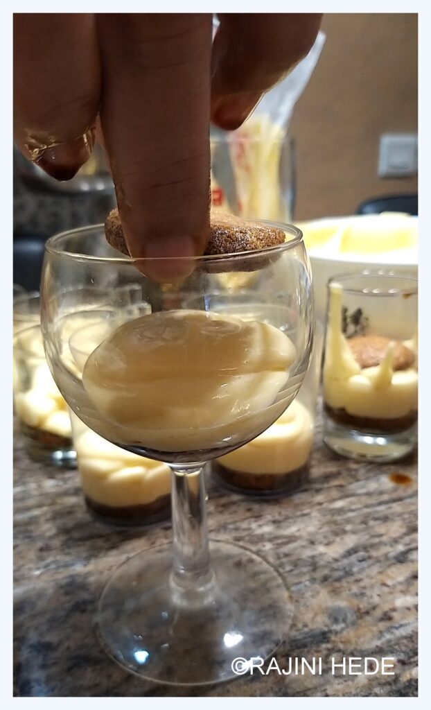 Top up with another coffee rum-infused biscuit