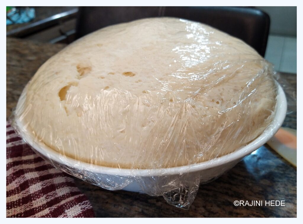 Dough after 1 hour